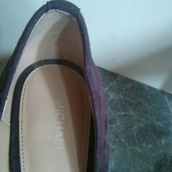Michael Michael Kors Purple Suede Pumps Size 8 - Picture 11 of 16